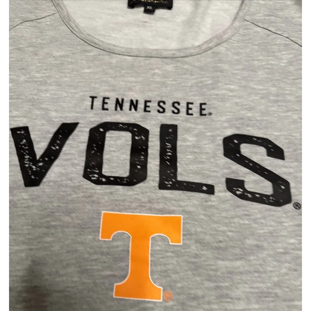Tennessee Vols Gray Long Sleeve Dress with Orange T Logo